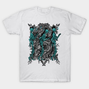 Three skeleton dancing T-Shirt